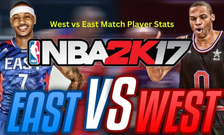 West vs East Match Player Stats